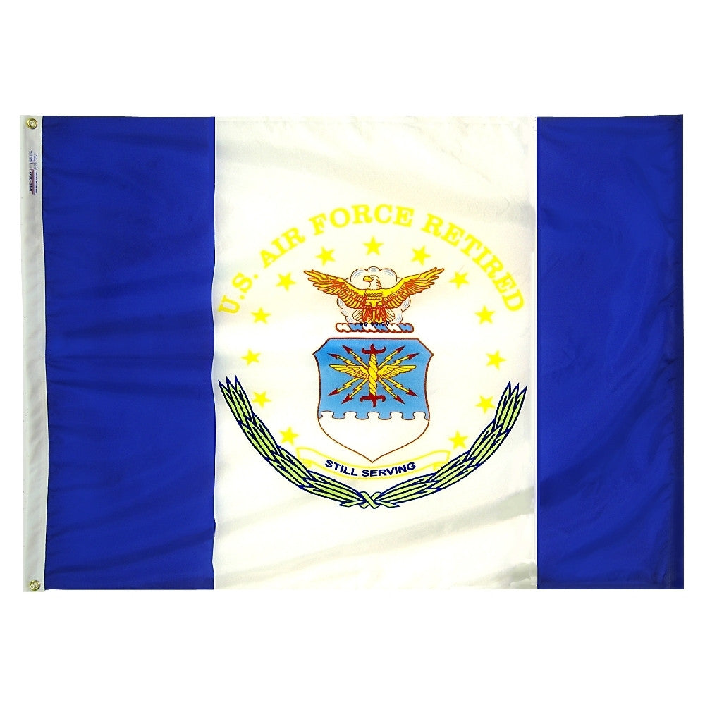U.S. Air Force Retired Flag - ColorFastFlags | All the flags you'll ever need!