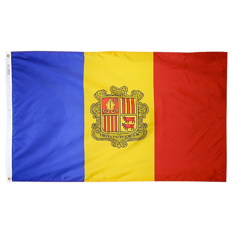 Andorra Government Flag - ColorFastFlags | All the flags you'll ever need!