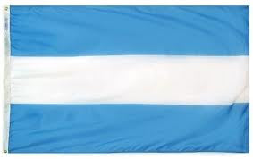 Argentina Courtesy Flag - ColorFastFlags | All the flags you'll ever need!
