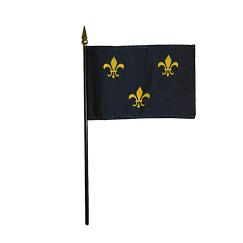 Miniature Fleur de Lis Flag - ColorFastFlags | All the flags you'll ever need!