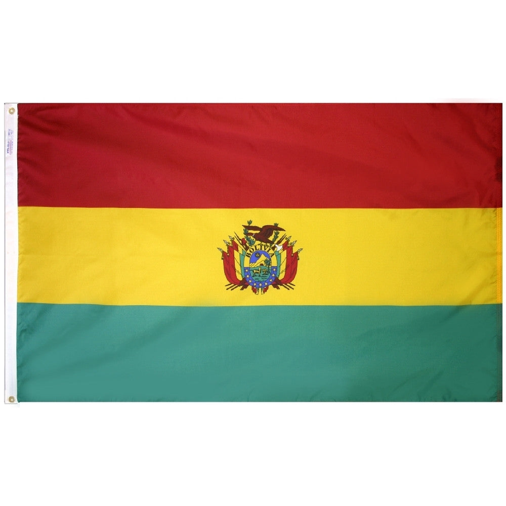 Bolivia Government Flag - ColorFastFlags | All the flags you'll ever need!