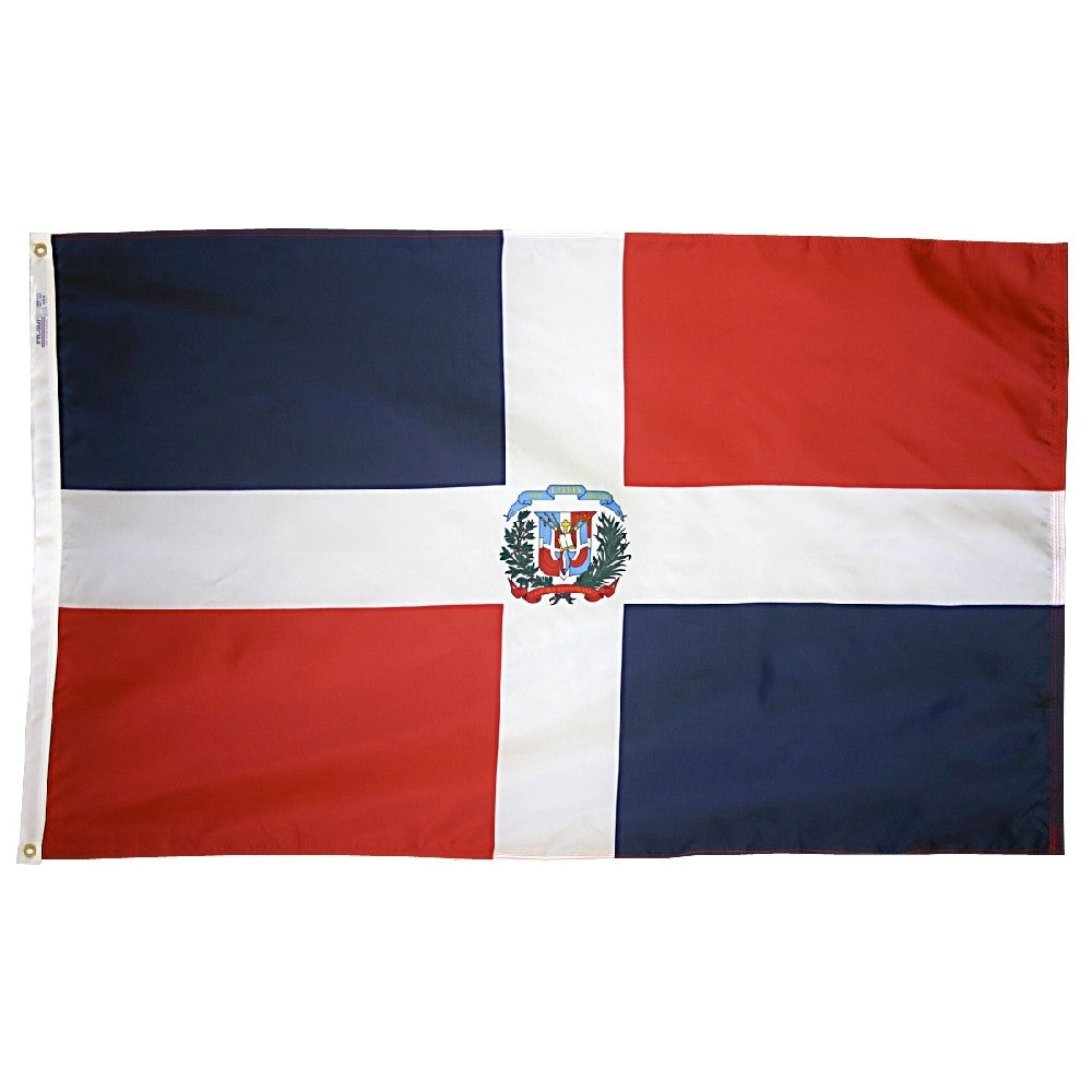 Dominican Republic Government Flag - ColorFastFlags | All the flags you'll ever need!