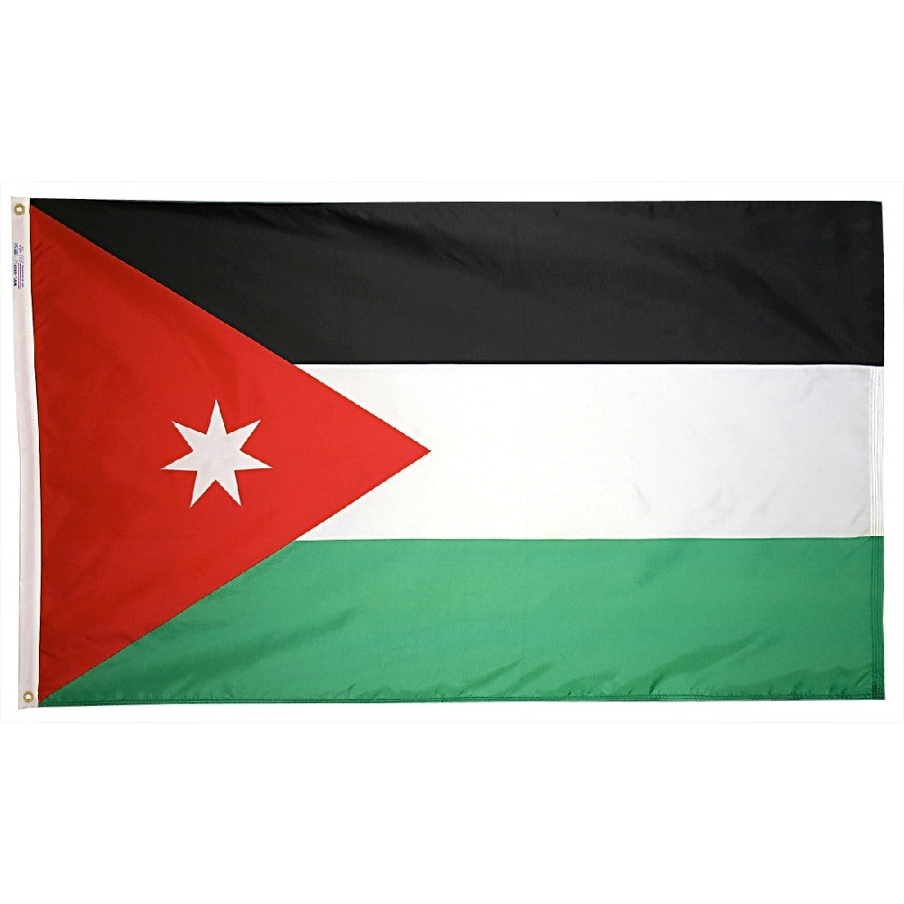 Jordan Flag - ColorFastFlags | All the flags you'll ever need!