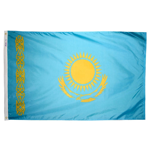 Kazakhstan Flag - ColorFastFlags | All the flags you'll ever need!