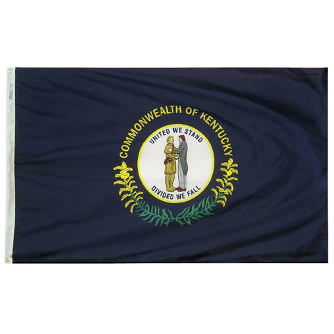Kentucky Courtesy Flag 12" x 18" - ColorFastFlags | All the flags you'll ever need!