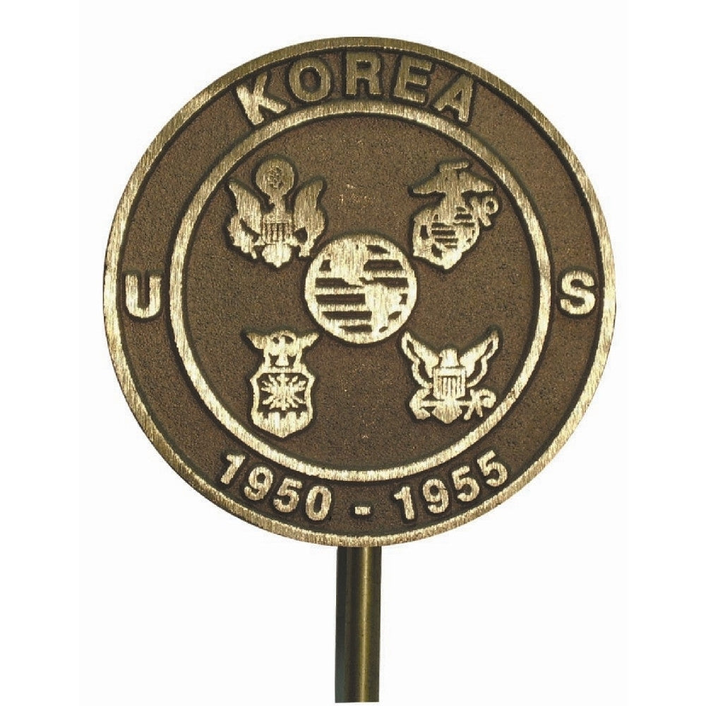 Bronze Grave Marker - Korean War - ColorFastFlags | All the flags you'll ever need!