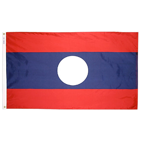 Laos Flag - ColorFastFlags | All the flags you'll ever need!