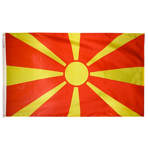 Macedonia Flag - ColorFastFlags | All the flags you'll ever need!