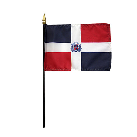 Miniature Dominican Republic Flag - ColorFastFlags | All the flags you'll ever need!