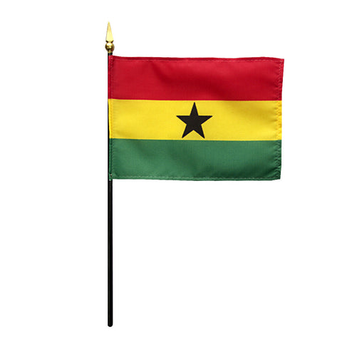Miniature Ghana Flag - ColorFastFlags | All the flags you'll ever need!
