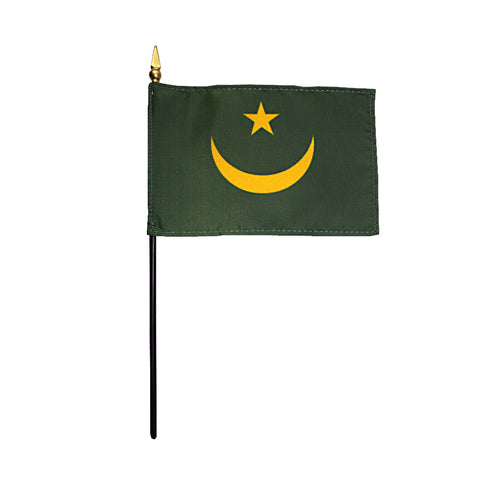 Miniature Mauritania Flag - ColorFastFlags | All the flags you'll ever need!