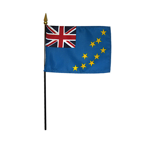 Miniature Tuvalu Flag - ColorFastFlags | All the flags you'll ever need!