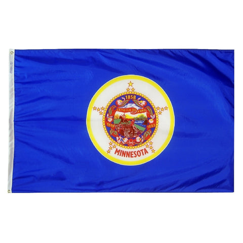 Minnesota Courtesy Flag 12" x 18" - ColorFastFlags | All the flags you'll ever need!