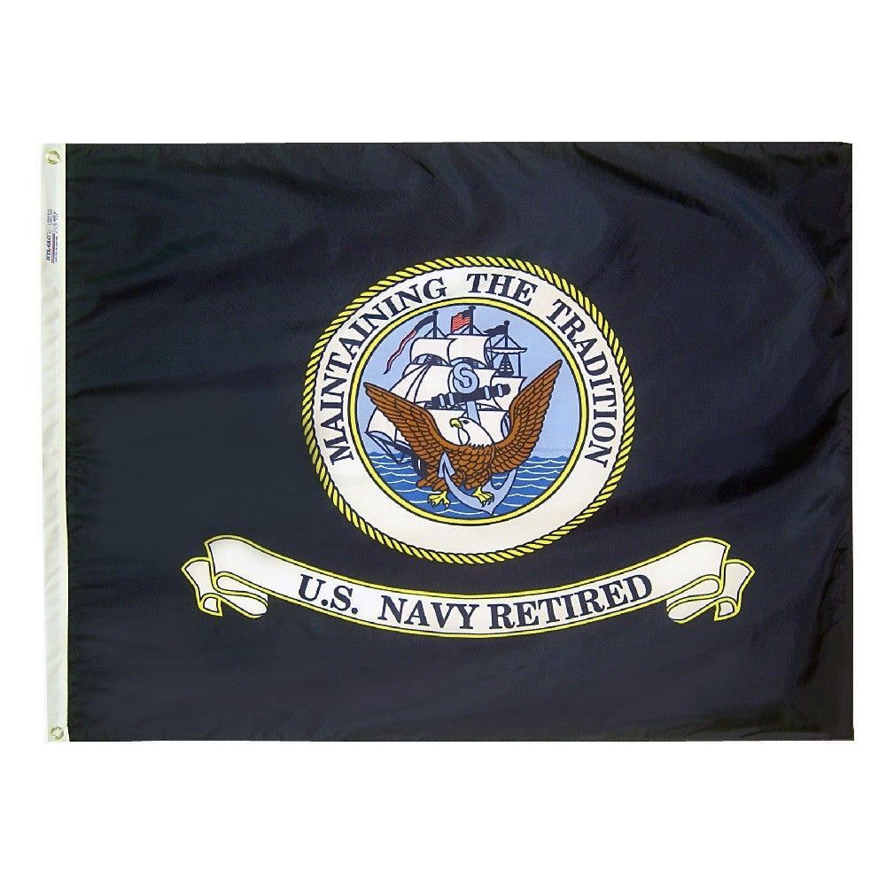 U.S. Navy Retired Flag - ColorFastFlags | All the flags you'll ever need!