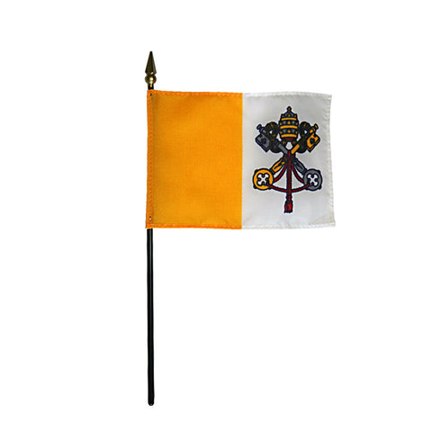 Miniature Papal Flag - ColorFastFlags | All the flags you'll ever need!