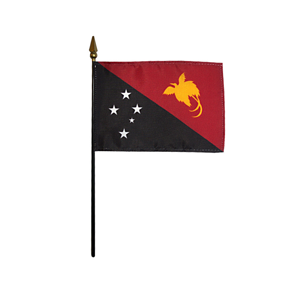 Miniature Papua-New Guinea Flag - ColorFastFlags | All the flags you'll ever need!