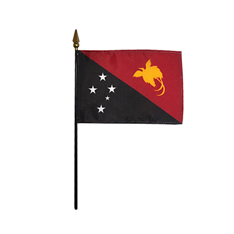 Miniature Papua-New Guinea Flag - ColorFastFlags | All the flags you'll ever need!