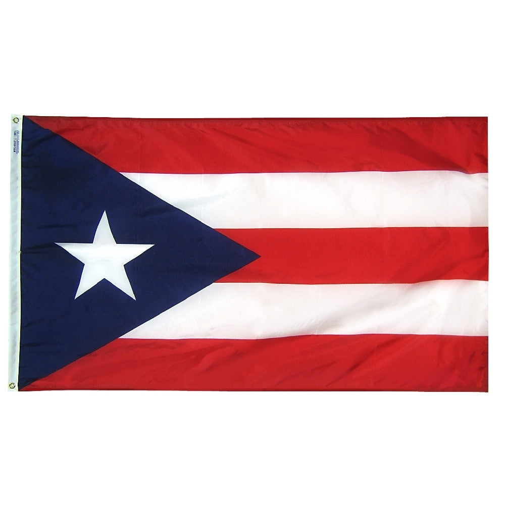 Puerto Rico Courtesy Flag 12" x 18" - ColorFastFlags | All the flags you'll ever need!