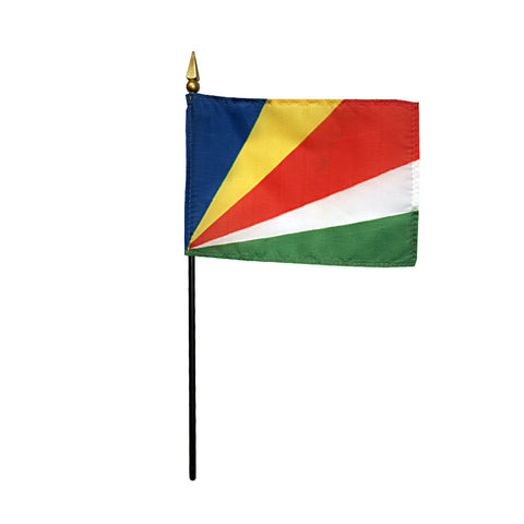 Miniature Seychelles Flag - ColorFastFlags | All the flags you'll ever need!