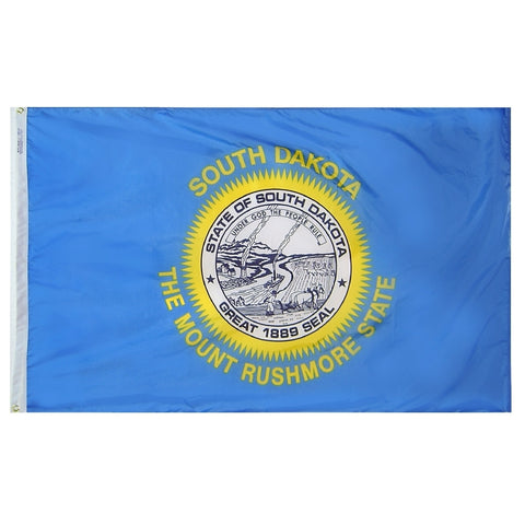South Dakota Courtesy Flag 12" x 18" - ColorFastFlags | All the flags you'll ever need!