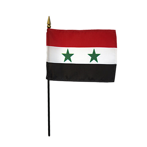Miniature Syria Flag - ColorFastFlags | All the flags you'll ever need!