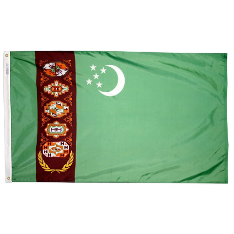 Turkmenistan Flag -