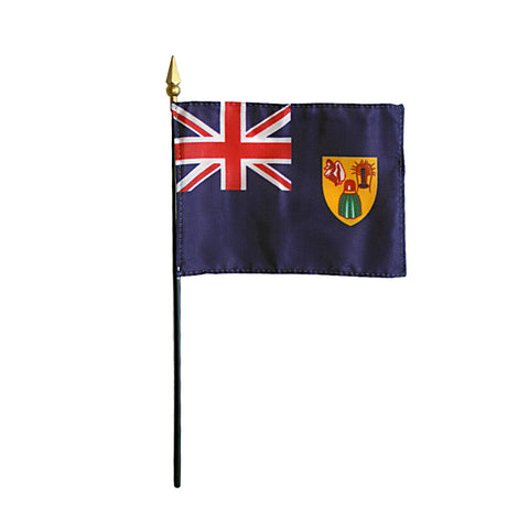 Miniature Turks & Caicos Flag - ColorFastFlags | All the flags you'll ever need!