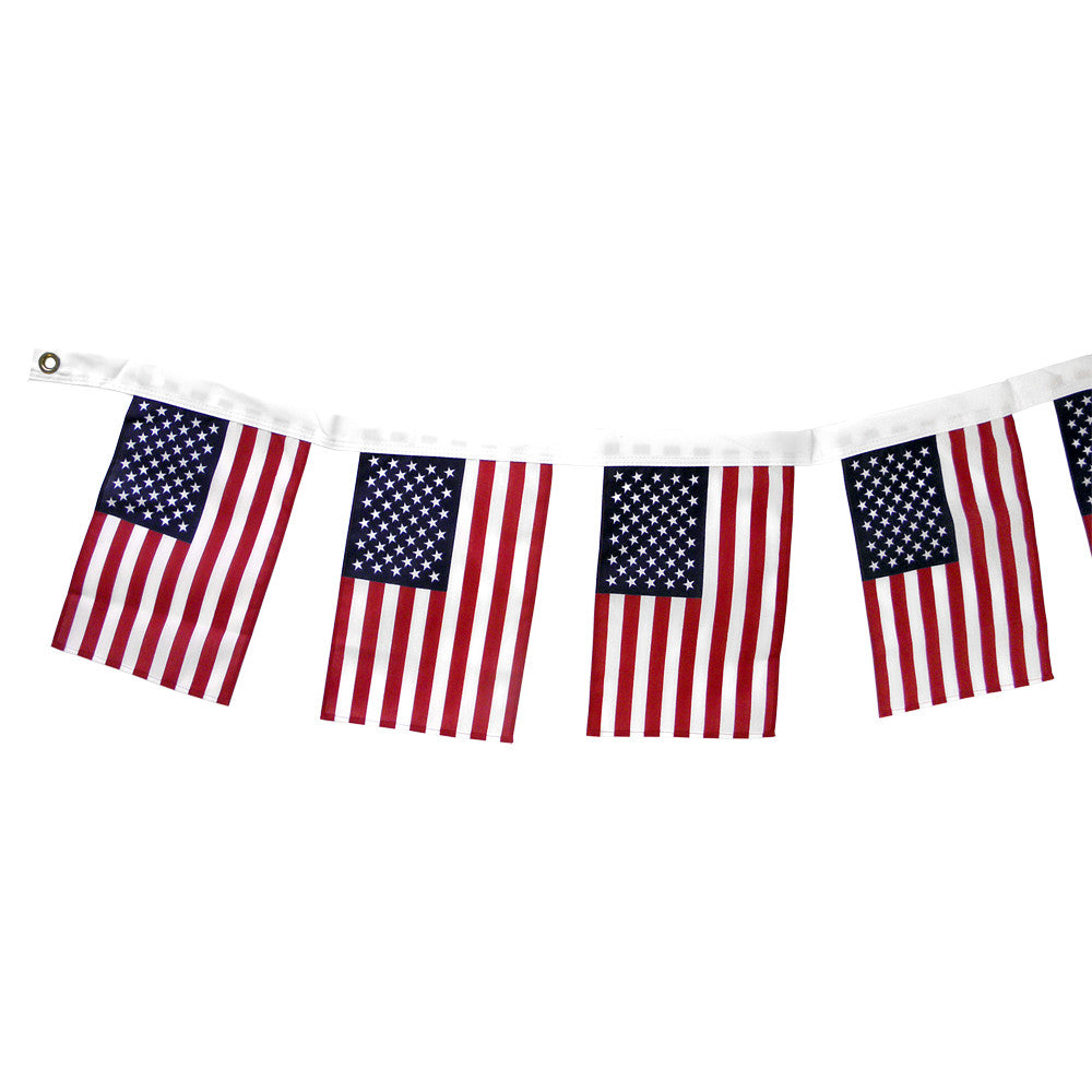 U.S. Flag Garland - ColorFastFlags | All the flags you'll ever need!