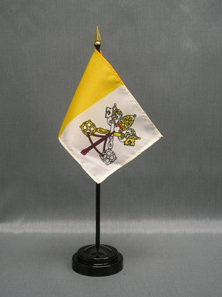 Miniature Vatican City (Papal) Flag - ColorFastFlags | All the flags you'll ever need!