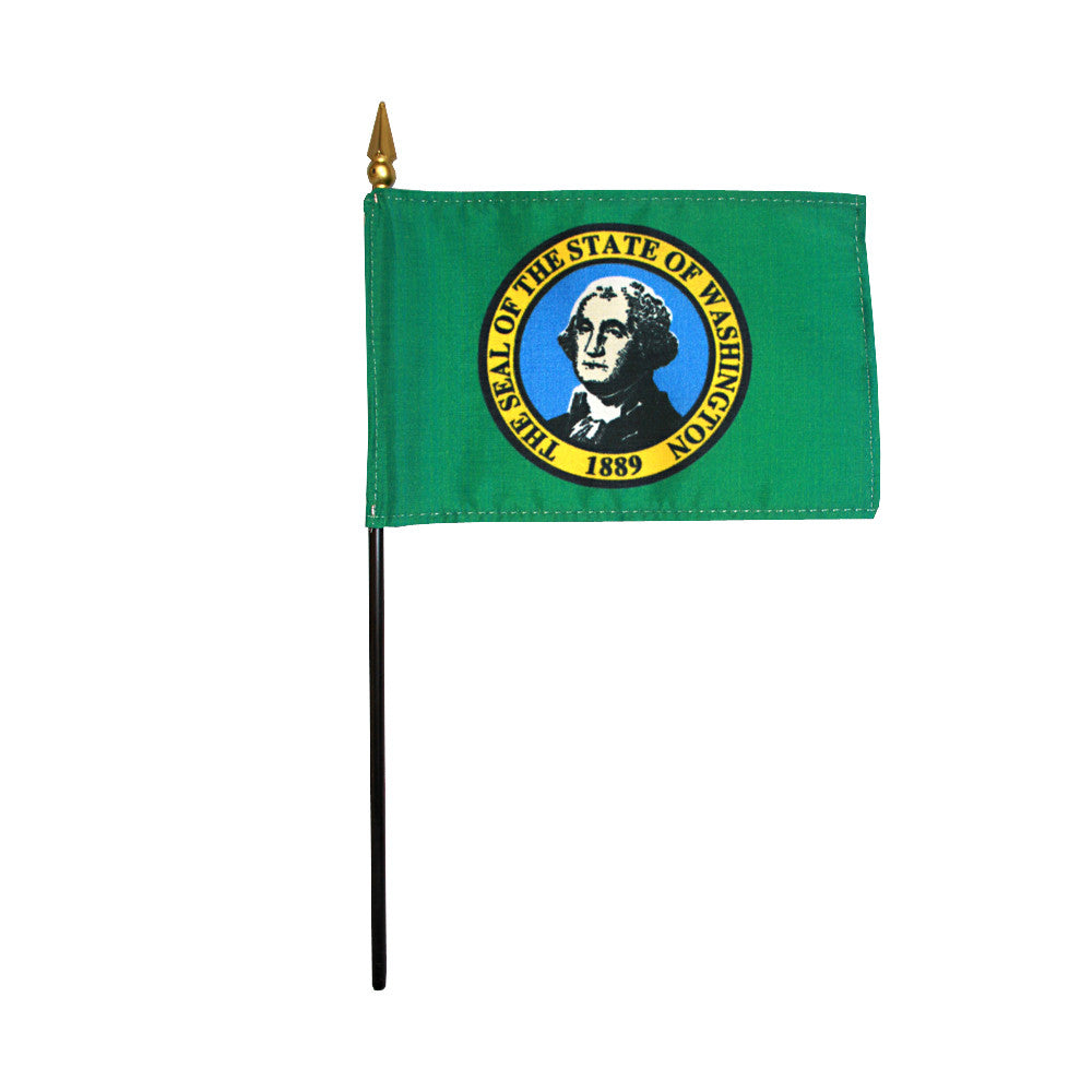 Miniature Flag - Washington - ColorFastFlags | All the flags you'll ever need!
