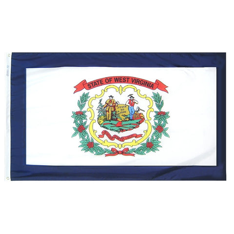 West Virginia Courtesy Flag 12" x 18" - ColorFastFlags | All the flags you'll ever need!