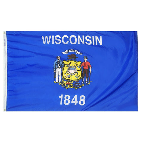 Wisconsin State Flags - ColorFastFlags | All the flags you'll ever need!