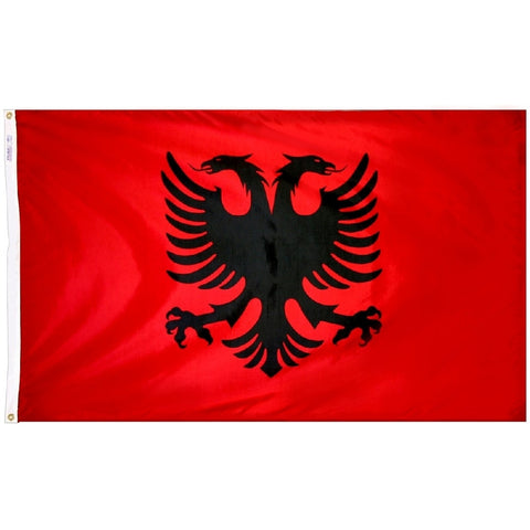 Albania Flag - ColorFastFlags | All the flags you'll ever need!