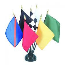 Miniature Auto Racing Set - ColorFastFlags | All the flags you'll ever need!