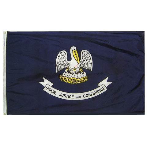 Louisiana Courtesy Flag 12" x 18" - ColorFastFlags | All the flags you'll ever need!