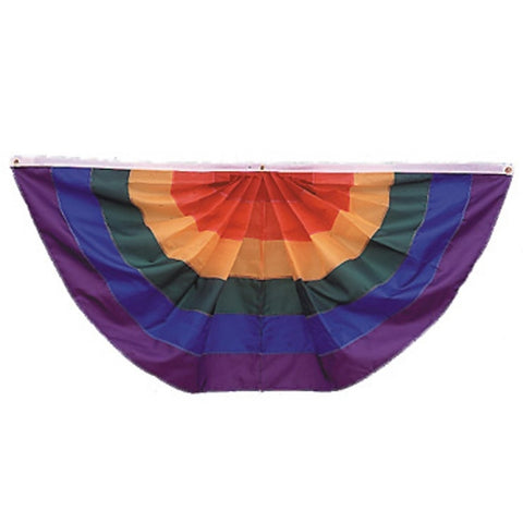 Rainbow LGBT Fan 3' x 6' - ColorFastFlags | All the flags you'll ever need!