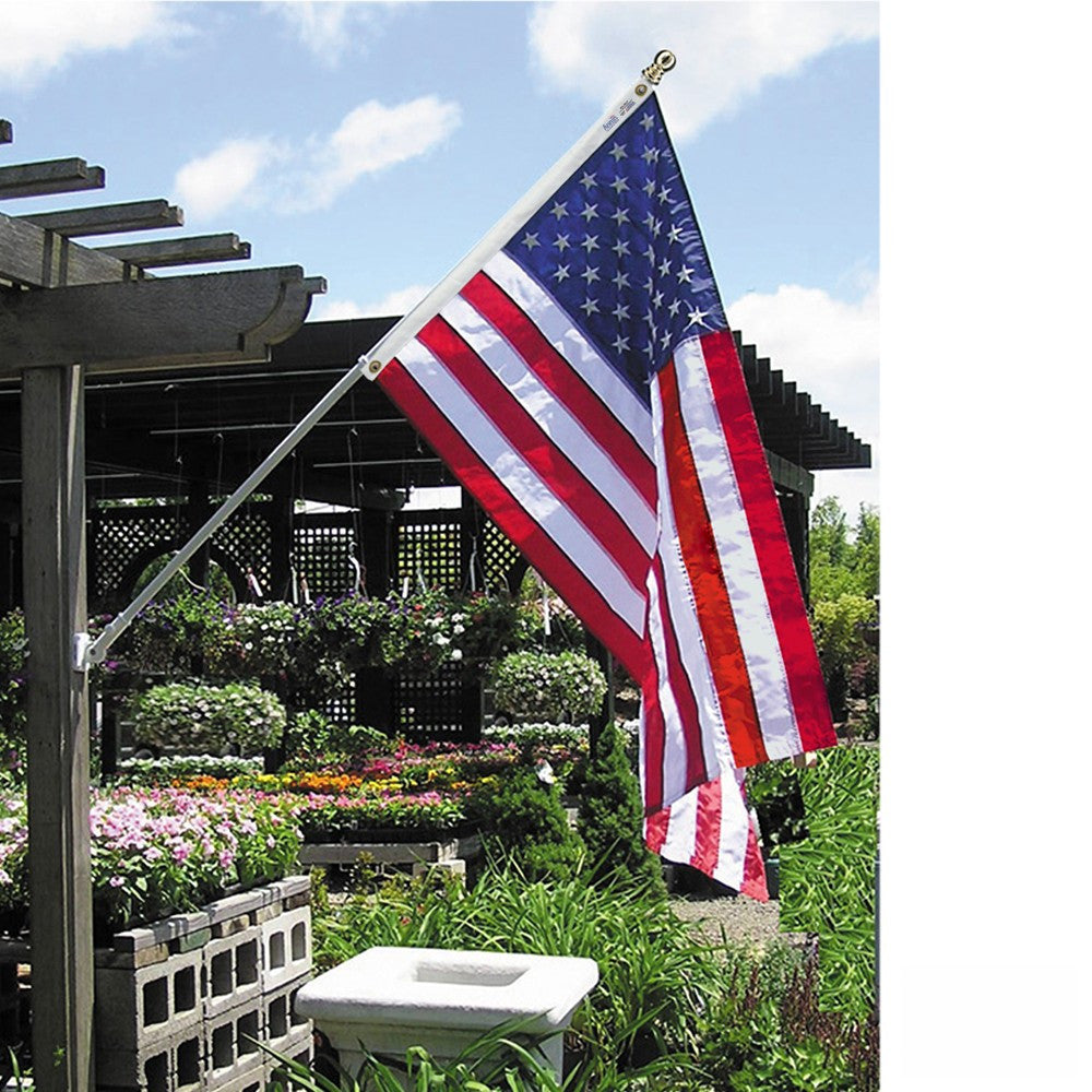 Spinning Flagpole with 3' x 5' American Flag - ColorFastFlags | All the flags you'll ever need!
