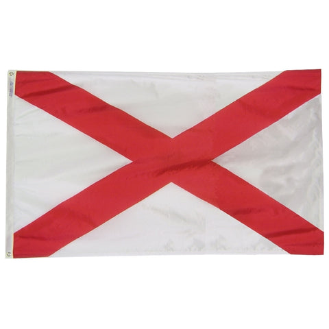 Alabama Courtesy Flag 12" x 18" - ColorFastFlags | All the flags you'll ever need! 
