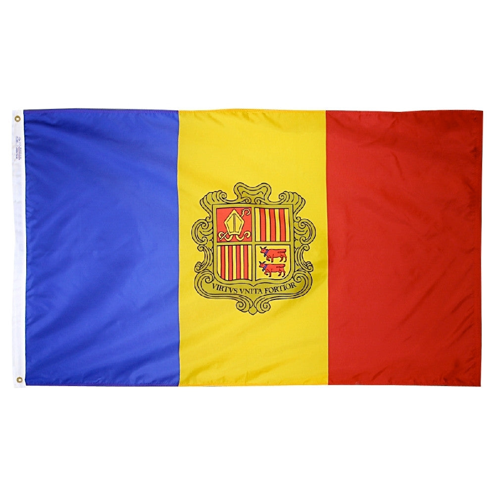 Andorra Government Flag - ColorFastFlags | All the flags you'll ever need! 
