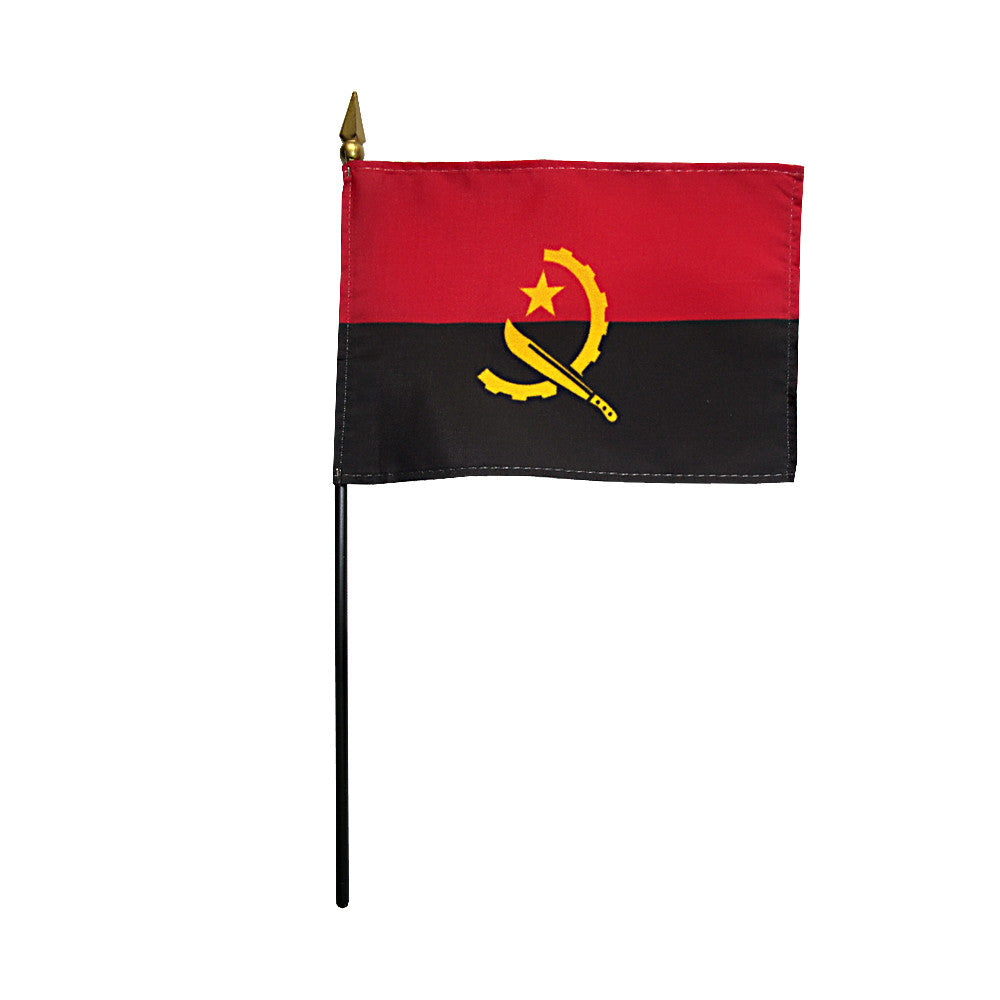 Miniature Angola Flag - ColorFastFlags | All the flags you'll ever need! 
