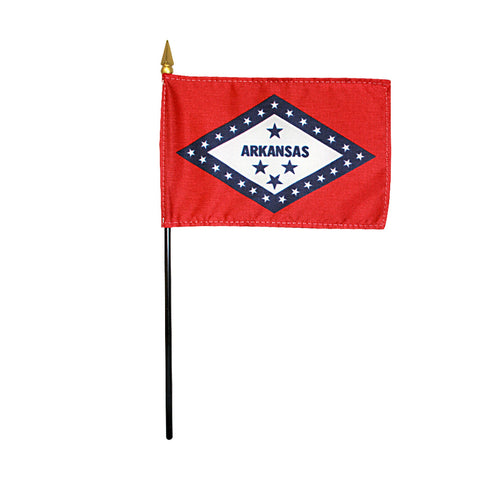 Miniature Flag - Arkansas - ColorFastFlags | All the flags you'll ever need! 
