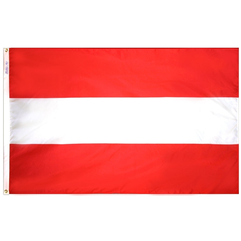 Austria Flag - ColorFastFlags | All the flags you'll ever need! 
