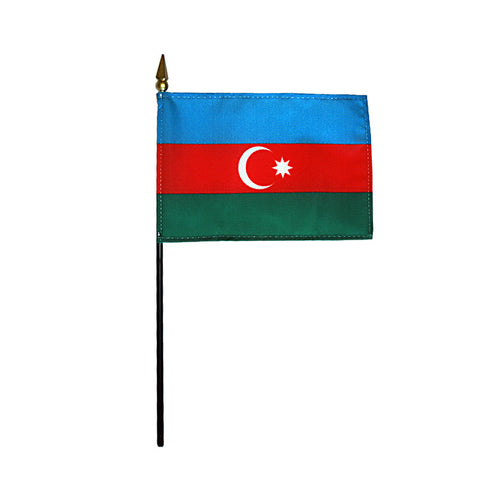 Miniature Azerbaijan Flag - ColorFastFlags | All the flags you'll ever need! 
