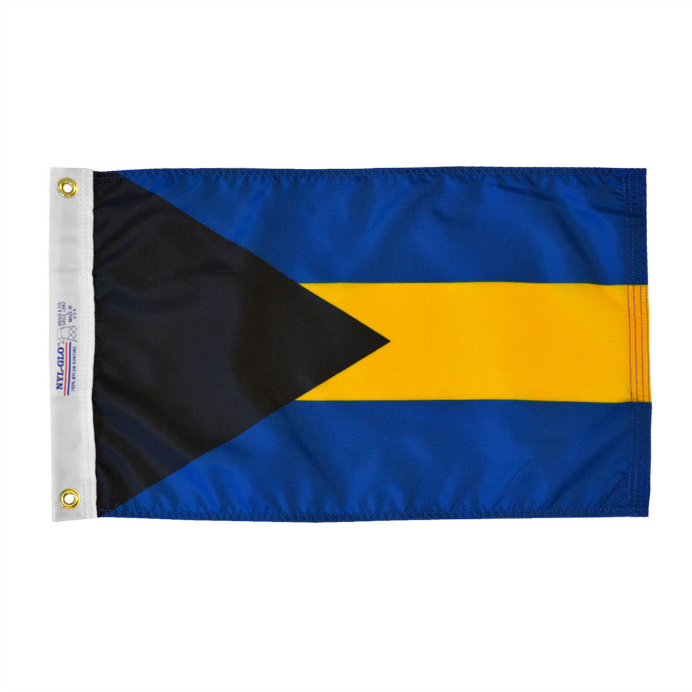 Bahamas Courtesy Flag 12" x 18" - ColorFastFlags | All the flags you'll ever need! 
