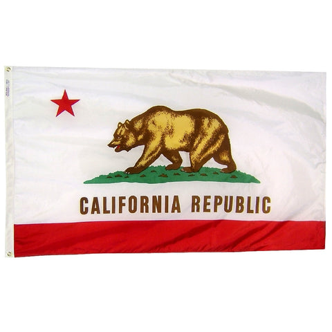 California Courtesy Flag 12" x 18" - ColorFastFlags | All the flags you'll ever need! 
