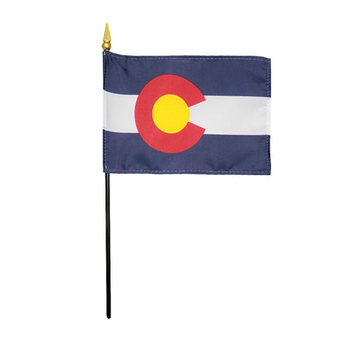 Miniature Flag - Colorado - ColorFastFlags | All the flags you'll ever need! 
