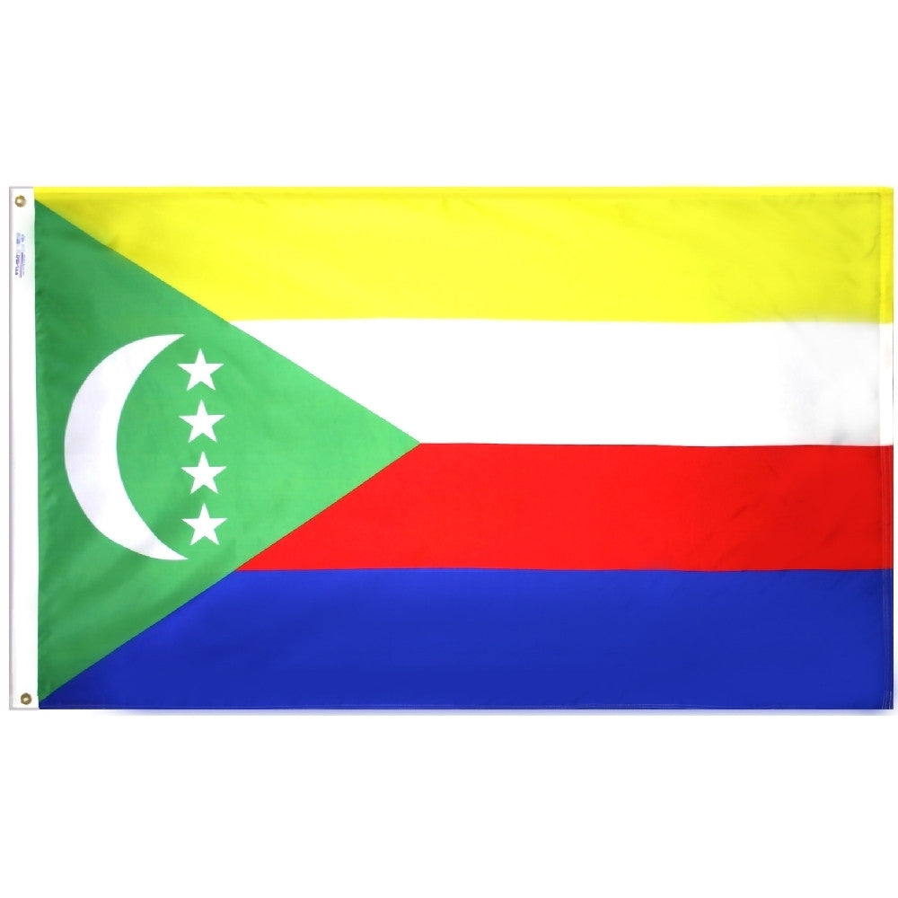 Comoros 2002 Flag - ColorFastFlags | All the flags you'll ever need! 
