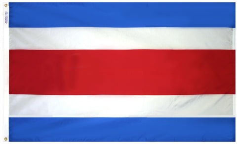 Costa Rica Courtesy Flag 12" x 18" - ColorFastFlags | All the flags you'll ever need! 
