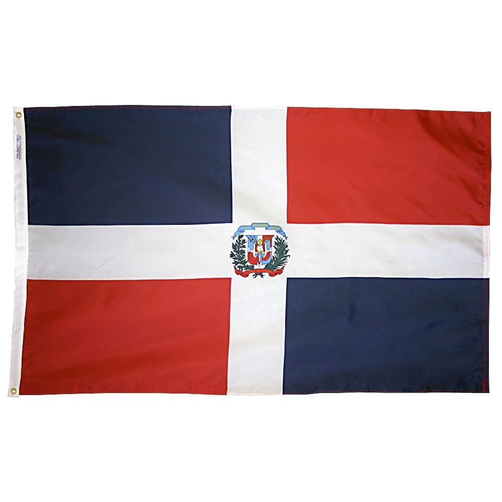 Dominican Republic Government Flag - ColorFastFlags | All the flags you'll ever need! 
