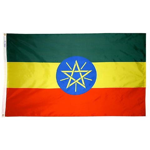Ethiopia Flag - ColorFastFlags | All the flags you'll ever need! 
